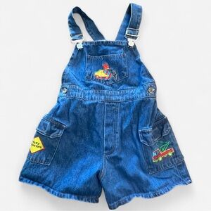 Kids‎ Denim embroider truck Overalls size 3T